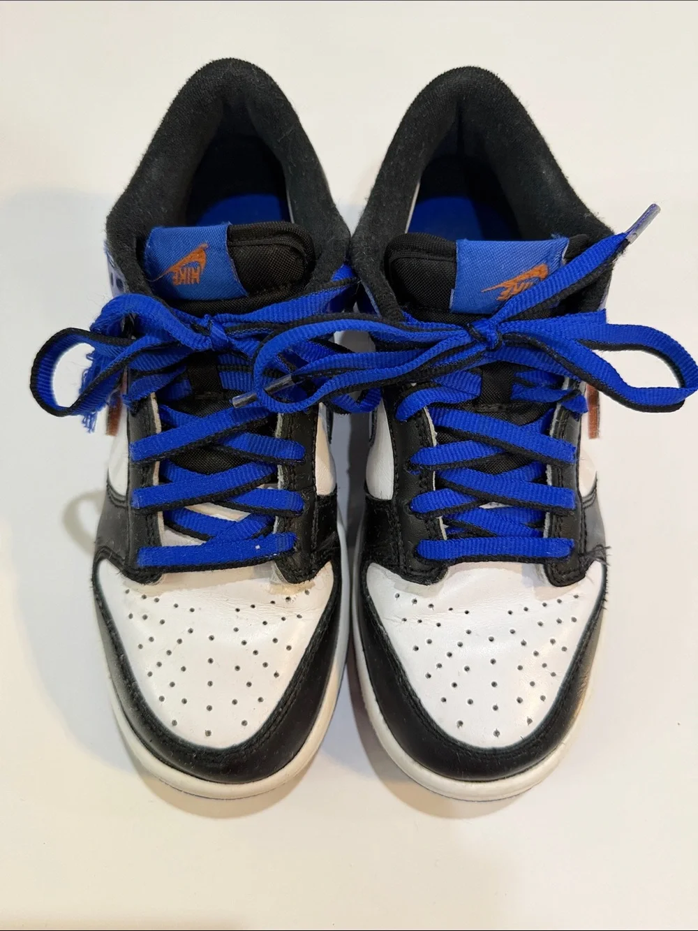 Nike Dunk Low SE Racer Blue Black White Kids 5.5Y